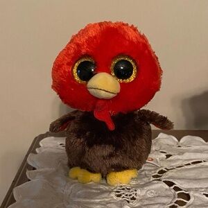 Ty Beanie Boo Turkey Tysilk Feathers